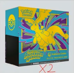 Pokemon Ascended Heroes Pokemon Center ETB Confirmed Order PRESALE! x2 ETB - Image 1