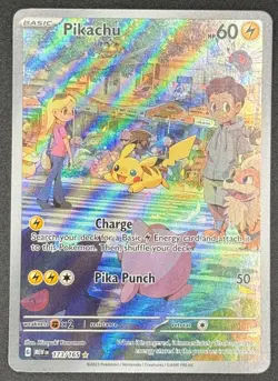 Pikachu 173/165 Pokemon TCG Sv: Scarlet & Violet 151 IR Full Art Near Mint - Image 1
