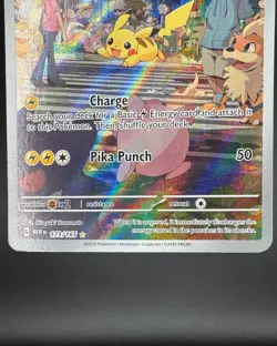 Pikachu 173/165 Pokemon TCG Sv: Scarlet & Violet 151 IR Full Art Near Mint - Image 4