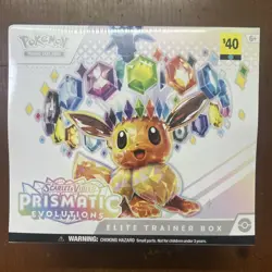 Pokemon TCG Prismatic Evolutions Elite Trainer Box ETB Brand New Factory Sealed - Image 1