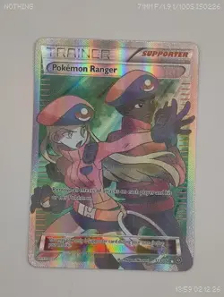 Pokemon Ranger 113/114 XY Steam Siege Full Art Holo Pokemon TCG - Image 1