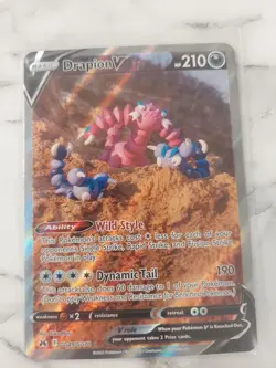 Pokemon TCG: Drapion V #GG49/GG70 Crown Zenith Galarian Gallery Full Art Holo - Image 1