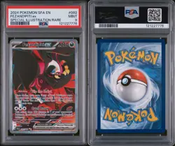 PSA 9 - Pokemon Shrouded Fable Fezandipiti Ex #92 - Special Illustration Rare - Image 3