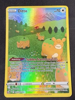 Pokemon Ditto GG22/GG70 Crown Zenith: Galarian Gallery Holo NM - Image 1