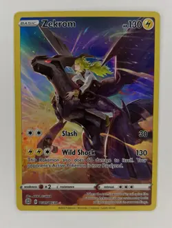 Pokemon TCG Zekrom Trainer Gallery Holo Rare TG05/TG30 Brilliant Stars NM - Image 1