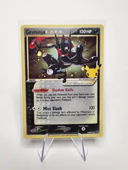 Greninja Gold Star – 25th Anniversary Stamped Promo – Pokemon Celebrations SWSH1 - Image 1