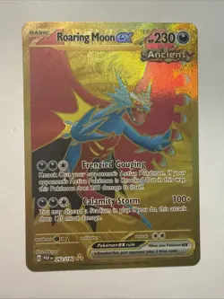 Pokemon TCG Roaring Moon EX Paradox Rift Hyper Rare 262/182 - Image 1