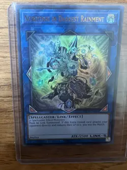 Noritoshi In Darkest Raiment NEAR MINT Yugioh Trading Card - Image 1