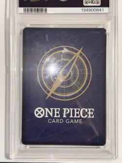 PSA 10 Teach OP09-093 Special Card Gold Parallel One Piece Card MANGA TCG CARD - Image 2