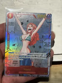 Manga Nami - One Piece PRB01 - English - Manga Alternate Art OP01-016 - RARE - Image 1