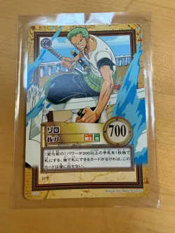 Roronoa Zoro One Piece Hyper Battle Japanese Bandai Carddass Vintage Card - Image 1