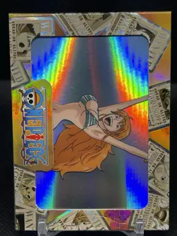 One Piece Series 1- 1st Edition Nami - Super Rare Cybercel- Unscanned M10 - Image 1