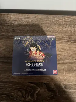 ONE PIECE TCG ROMANCE DAWN OP-01 FACTORY SEALED 24 PACK BOOSTER BOX, BLUE BOTTOM - Image 2