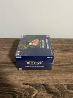 ONE PIECE TCG ROMANCE DAWN OP-01 FACTORY SEALED 24 PACK BOOSTER BOX, BLUE BOTTOM - Image 4