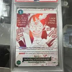 I Know You're Strong... OP13-040 one piece Tcg 3rd Ann Pack Promo Psa 10 - Image 1