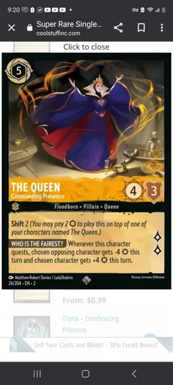 Disney Lorcana! Rise of the Floodborn Singles - Choose your cards - Super Rare - Image 5