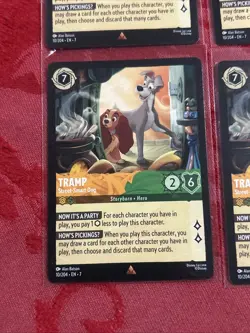 4x Disney Lorcana: Archazia's Island - Tramp - Street-Smart Dog - 10/204 Rare x4 - Image 4