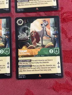 4x Disney Lorcana: Archazia's Island - Tramp - Street-Smart Dog - 10/204 Rare x4 - Image 5