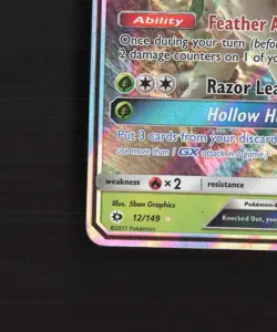 Decidueye GX 12/149 Sun & Moon Ultra Rare Holo Pokemon Card NM - Image 5