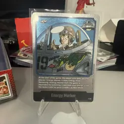 Son Goku E-54 Silver Energy Marker Dragon Ball Manga Booster Card Fusion World - Image 1
