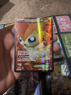 Pokemon TCG Victini EX Full Art Ultra Rare Holo Card Plasma Storm 131/135 - Image 1