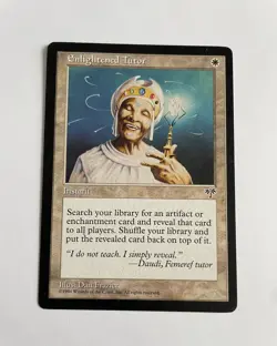 1x Enlightened Tutor Mirage MTG Card Uncommon Instant MP - Image 1