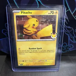 Pikachu 2026 Pokemon Day Promo Card 051/162 NM - Image 1
