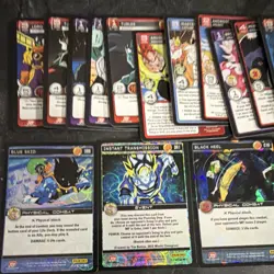 Over 100 Dragon Ball Z CCG Panini Mixed Card Lot Blue Red Cell Jr. Garlic Jr. - Image 1