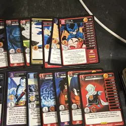 Over 100 Dragon Ball Z CCG Panini Mixed Card Lot Blue Red Cell Jr. Garlic Jr. - Image 2