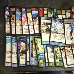 Over 100 Dragon Ball Z CCG Panini Mixed Card Lot Blue Red Cell Jr. Garlic Jr. - Image 5