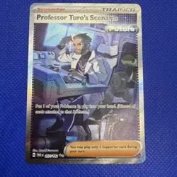 Professor Turo's Scenario - 257/182 Paradox Rift Illustration Card Pokemon NM/M - Image 1