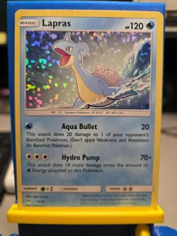 Lapras - 5/12 - Exclusive Sparkle Holo McDonald's 2019 - Pokemon TCG Card LP - Image 3