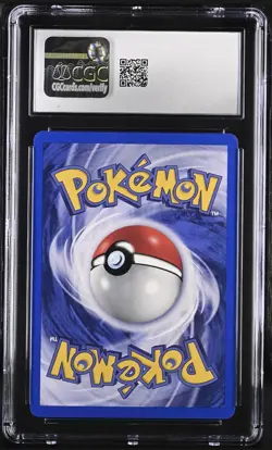 CGC 9 MINT Blaine's Moltres 2000 Gym Heroes 1/132 Holo Pokemon Card SWIRL - Image 2
