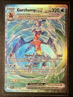 Garchomp ex 245/182 Paradox Rift SIR Pokemon Card NM - Image 1