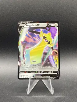 Pokemon Aegislash V 126/185 Holo Ultra Rare 2020 Vivid Voltage Card TCG English - Image 1