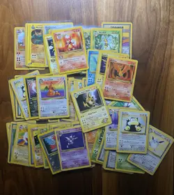 Pokemon TCG WOTC 73 Card Lot All Non Holo Rares Condition Varies HP to LP - Image 1