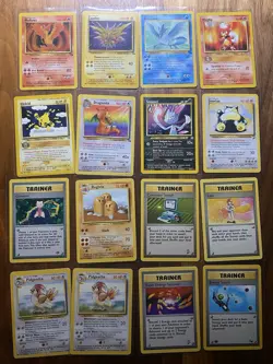 Pokemon TCG WOTC 73 Card Lot All Non Holo Rares Condition Varies HP to LP - Image 2