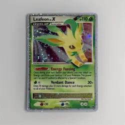 Pokemon Leafeon LV.X 99/100 Majestic Dawn Ultra Rare Holo Card 2008 - Image 1