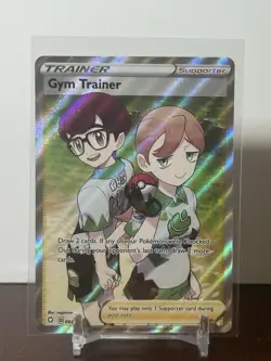 Pokemon TCG Shining Fates Ultra Rare Holo Full Art Gym Trainer Card 068/072 - Image 1
