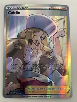 CAITLIN Trainers Trainer Holographic Goddess Custom Art Foil TCG Card - Image 1