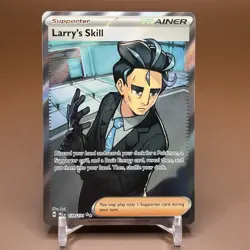 Larry's Skill 139/131 SV Prismatic Evolutions Full Art Trainer NM/M Pokemon Card - Image 1