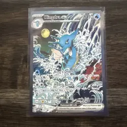 Kingdra EX 131 Pokemon TCG Scarlet & Violet Black Star Promo Holo Card - Image 1