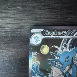 Kingdra EX 131 Pokemon TCG Scarlet & Violet Black Star Promo Holo Card - Image 4