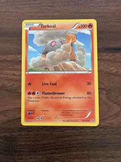 Torkoal 16/106 - Pokemon XY Flashfire Uncommon Card NM - Image 1