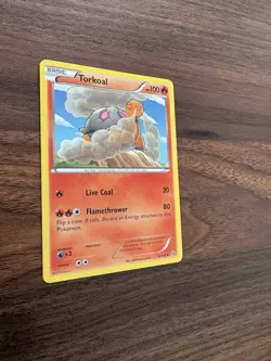 Torkoal 16/106 - Pokemon XY Flashfire Uncommon Card NM - Image 3