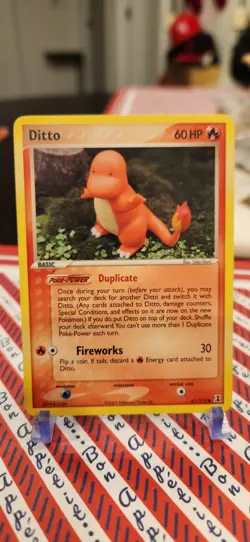 MP Ditto 61/113 Charmander EX Delta Species Common Nintendo Pokemon Card - Image 1