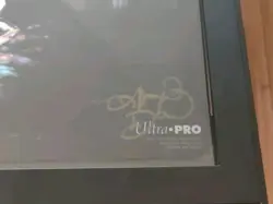 1x Framed Signed Jeweled Lotus Magic The Gathering Playmat And Signed Card - Image 2