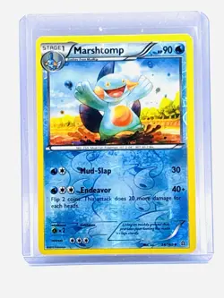 Marshtomp 34/160 XY - Primal Clash Reverse Holo - Pokemon Card MT/NM - Image 1