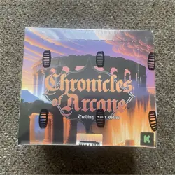 Chronicles of Arcane Trading Card Game Factory Sealed Kickstarter Booster Box - Image 1