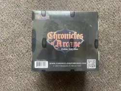 Chronicles of Arcane Trading Card Game Factory Sealed Kickstarter Booster Box - Image 3